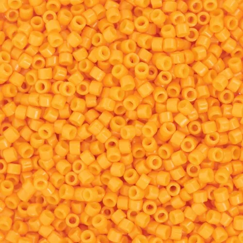 Miyuki Delica Duracoat 11/0 DB2104 - Opaque Kumquat x8g