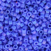 Miyuki Delica 11/0 DB1597 - Opaque Cyan Blue AB Mat x8g