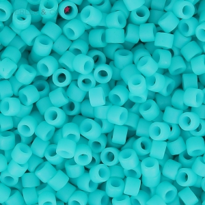 Miyuki Delica 11/0 DB0793 - Opaque Turquoise Green Dyed Semi Mat x8g