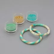 Miyuki Delica 11/0 DB0793 - Opaque Turquoise Green Dyed Semi Mat x8g