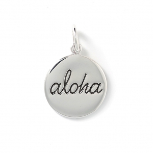 Colgante Aloha 23 mm de Plata 925 x1