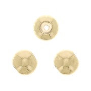 Cuenta pasante stopper bead 3 mm con un agujero de 0.6 mm de Gold Filled x2|raw }}