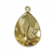 Engaste para pegar PureCrystal 4320 14x10 mm con 1 anilla bronce|raw }}