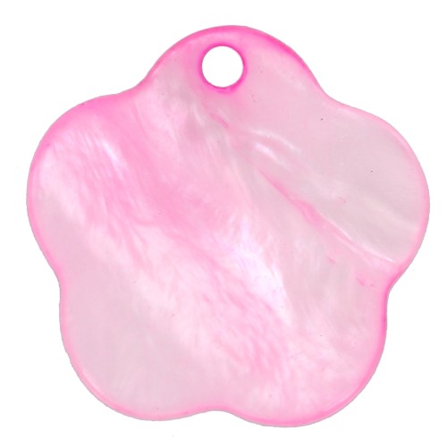 Cequies flor de Nácar 15 mm Rosa x10