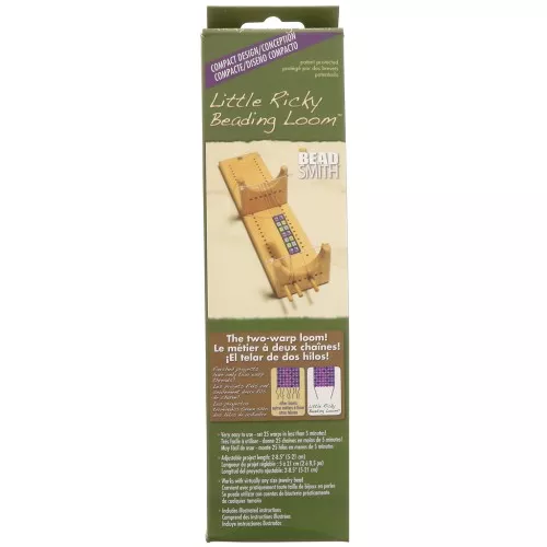 Pequeño telar de madera profesional para la creación de joyas DIY