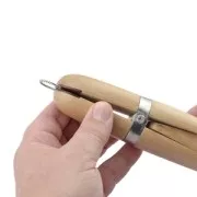 Tornillo de mano con cuña - Anillo de presión de madera