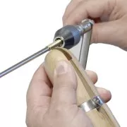 Tornillo de mano con cuña - Anillo de presión de madera