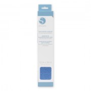 Vinilo textil de transferencia por calor para Silhouette 30.5x91.4 cm Azul con lentejuelas|raw }}