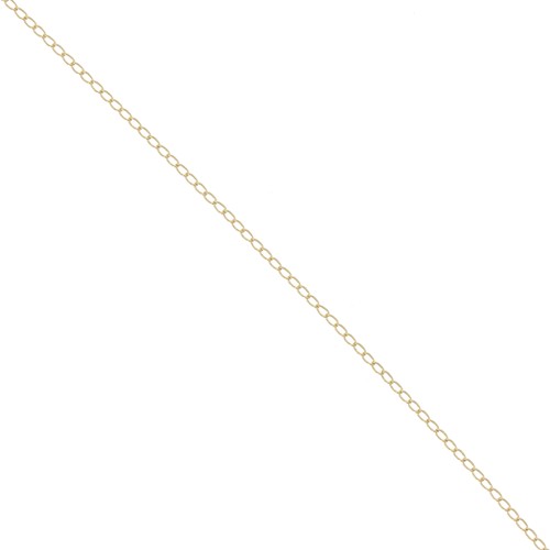 Cadena malla Rombo 1.1 mm Gold filled x 1m