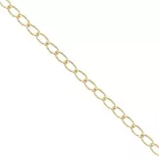 Cadena malla Rombo 1.1 mm Gold filled x 1m
