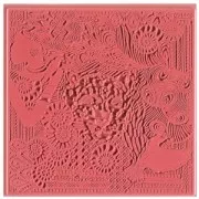 Placa de textura - Hojas de textura para arcilla 9 cm Africa