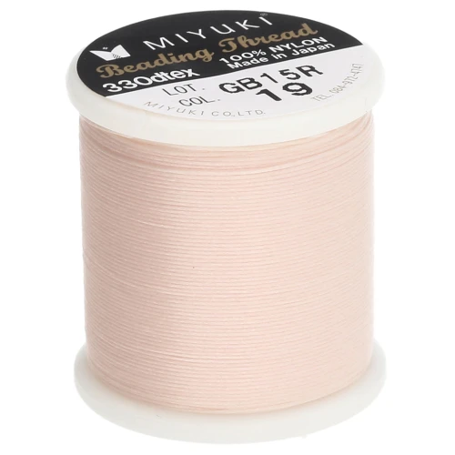 Miyuki Nylon Beading thread B 0.25 mm Peach Blossom x50 m