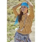 Algodón Natura Medium Just Cotton DMC - Ovillo algodón Azul Gauloise x 75m