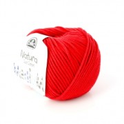 Algodón Natura Medium Just Cotton DMC - Ovillo algodón Rojo (n°55) x 75m|raw }}