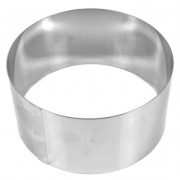 Gran cortador de acero inox para el modelado 80 mm Rond|raw }}