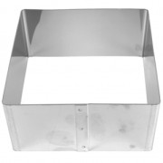 Gran cortador de acero inox para el modelado 80x40 mm Carré|raw }}