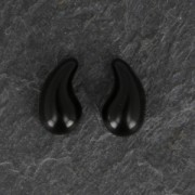 Cuentas de vidrio checa 2 agujeros Zoliduo® Right  5x8mm Crystal AB x20