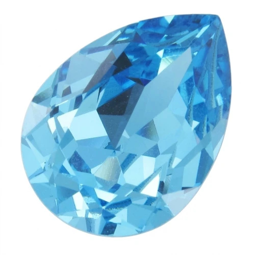 Cabuchón PureCrystal 4320 8x6 mm Aquamarine x1