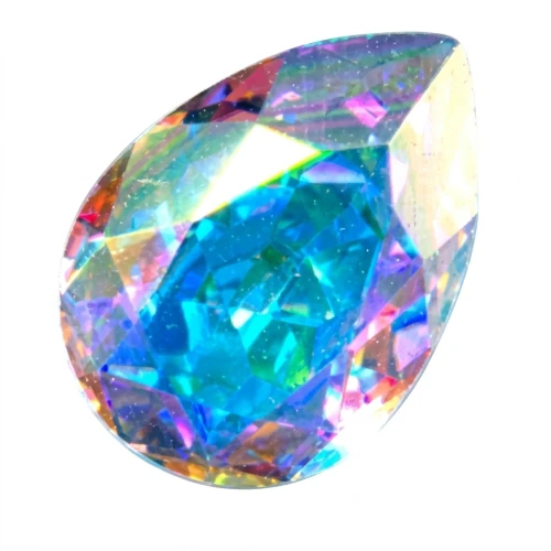 Cabuchón PureCrystal 4320 8x6 mm Crystal AB x1