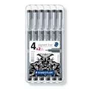 6 rotuladores de punta fina Fineliner para escribir, dibujar y esbozar - STAEDTLER - 