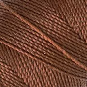 Bobina de hilo encerado Linhasita para micro macramé 1 mm - Marrón (631) x168m