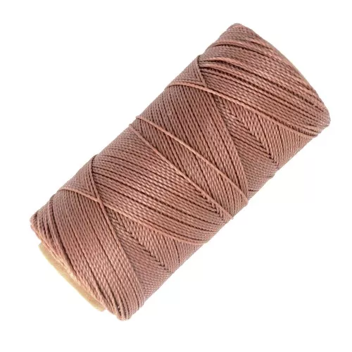 Bobina de hilo encerado Linhasita para micro macramé 1 mm - Arena (214) x168m