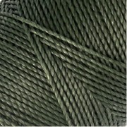 Bobina de hilo encerado Linhasita para micro macramé 1 mm - Verde caqui (64) x168m