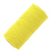 Bobina de hilo encerado Linhasita para micro macramé 0,5 mm - Amarillo (37) x335m