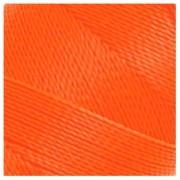 Bobina de hilo encerado Linhasita para micro macramé 0,5 mm - Naranja fluorescente (393) x335m