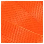 Bobina de hilo encerado Linhasita para micro macramé 0,5 mm - Naranja fluorescente (393) x335m