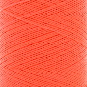 Bobina de hilo encerado Linhasita para micro macramé 0,5 mm - Fluo Coral (394) x335m