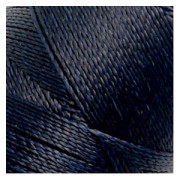Bobina de hilo encerado Linhasita para micro macramé 0,5 mm - Azul Negro (73) x335m