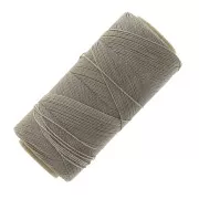 Bobina de hilo encerado Linhasita para micromacramé 0,5 mm - Gris topo (544) x335m