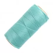 Bobina de hilo encerado Linhasita para micro macramé 0,5 mm - Baby Blue (398) x335m