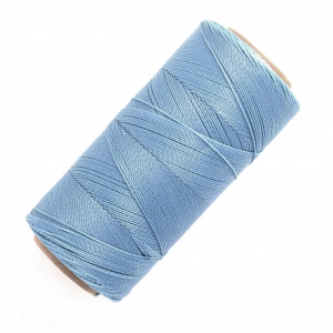 Bobina de hilo encerado Linhasita para micro macramé 0,5 mm - Azul claro (606) x335m