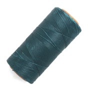 Bobina de hilo encerado Linhasita para micro macramé 0,5 mm - Teal (228) x335m|raw }}