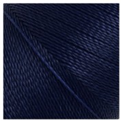 Bobina de hilo encerado Linhasita para micro macramé 0,5 mm - Azul marino (70) x335m