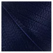 Bobina de hilo encerado Linhasita para micro macramé 0,5 mm - Azul marino (70) x335m