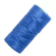 Bobina de hilo encerado Linhasita para micro macramé 0,5 mm - Azul (692) x335m