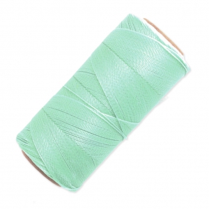 Bobina de hilo encerado Linhasita para micro macramé 0,5 mm - Menta (230) x335m