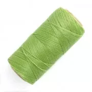 Bobina de hilo encerado Linhasita para micro macramé 0,5 mm - Verde lima (1019) x335m