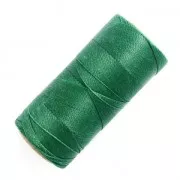 Bobina de hilo encerado Linhasita para micro macramé 0,5 mm - Verde oscuro (87) x335m