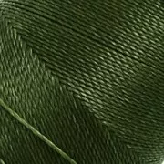 Bobina de hilo encerado Linhasita para micro macramé 0,5 mm - Verde Oliva (88) x335m