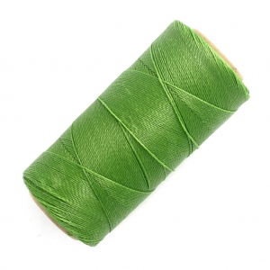 Bobina de hilo encerado Linhasita para micro macramé 0,5 mm - Verde hierba (352) x335m