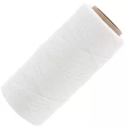 Bobina de hilo encerado Linhasita para micro macramé 0,5 mm - Blanco (BCO ALV) x335m