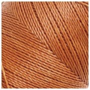 Bobina de hilo encerado Linhasita para micro macramé 0,5 mm - Marrón camel (498) x335m