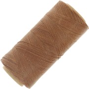 Bobina de hilo encerado Linhasita para micro macramé 0,5 mm - Marrón Otoño (631) x335m