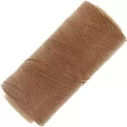 Bobina de hilo encerado Linhasita para micro macramé 0,5 mm - Marrón Otoño (631) x335m