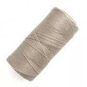 Bobina de hilo encerado Linhasita para micro macramé 0,5 mm - Beige (05) x335m