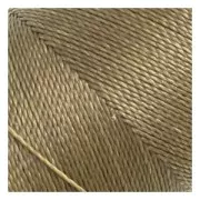 Bobina de hilo encerado Linhasita para micro macramé 0,5 mm - Bronce viejo (204) x335m